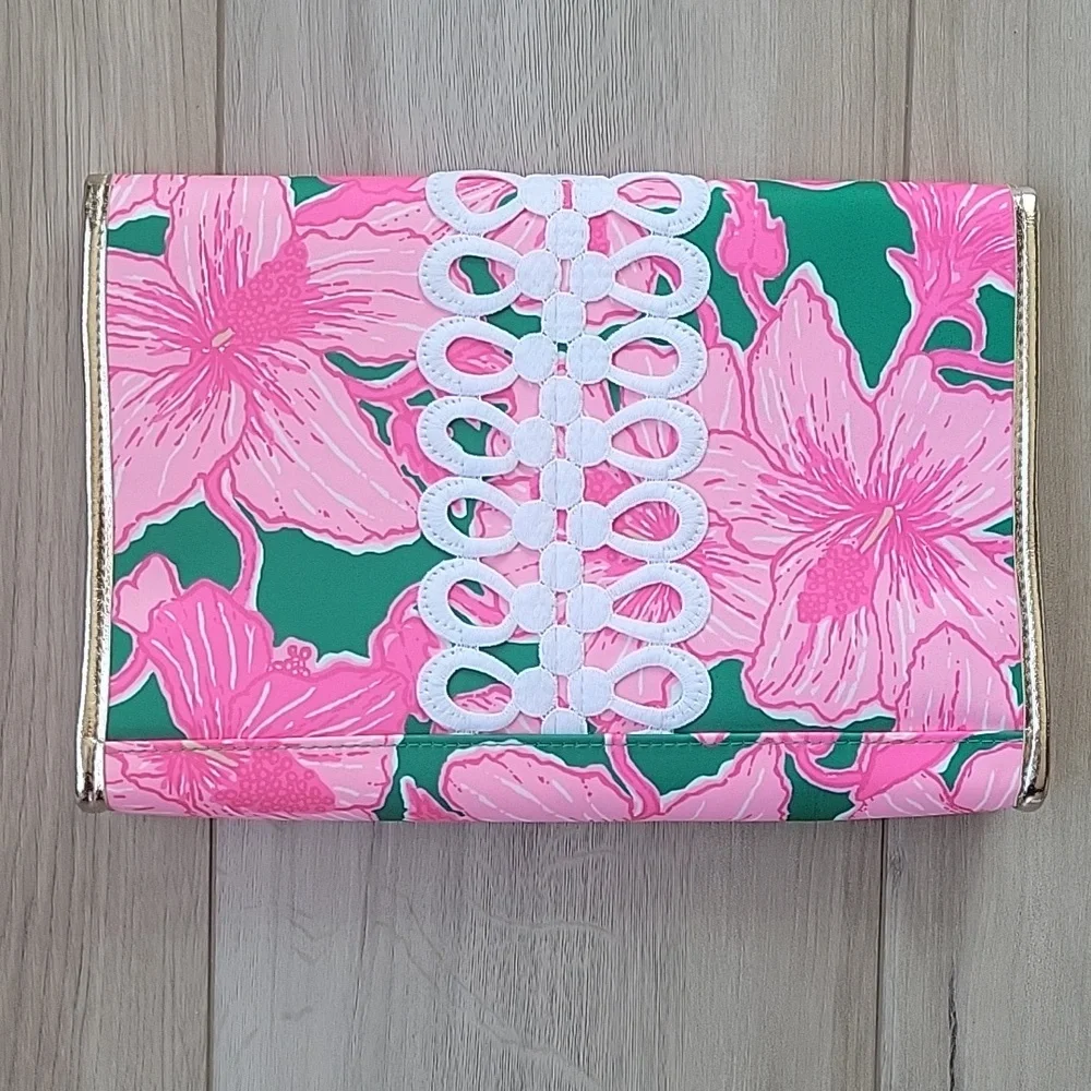 Lilly Pulitzer Oversized Clutch Purse